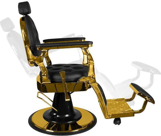 Barber Equipment Καρέκλα Barbier Schwarz mit verstellbarer Höhe