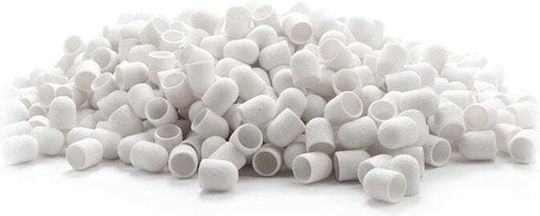 Exo Premium Quality Aδιάβροχα Καπελάκια Τροχού Pedicure 10mm 220grit White Collection 10 Τεμάχια 0126285