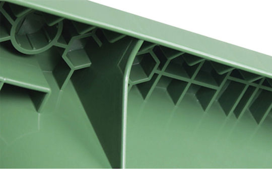 Green City International Plastic Waste Bin 1100lt Green