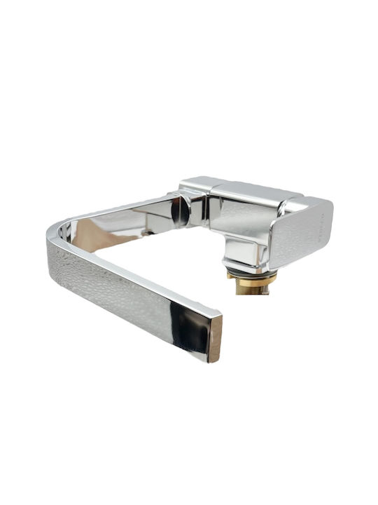 Stocco U-Shaped Kitchen Faucet Counter Silver