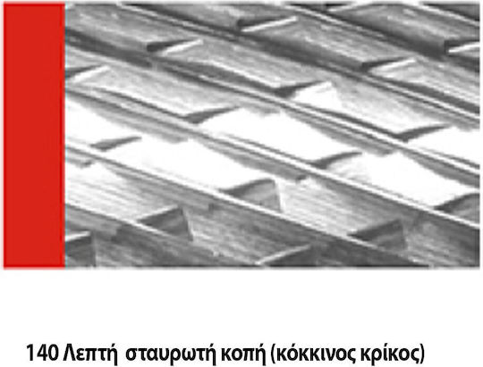 Acurata Карбидна фреза за нокътни колела Червен Професионален