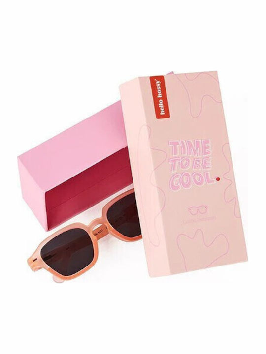 Hello Hossy Παιδικά Γυαλιά Ηλίου με Polarized Φακό Ροζ για 2-3 Ετών