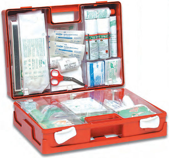 PVS First Aid Πλαστικό Κουτί Πρώτων Βοηθειών με Εξοπλισμό