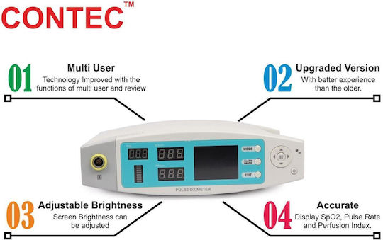 Επιτραπέζιο Monitor Οξυμετρίας Contec Cms70a