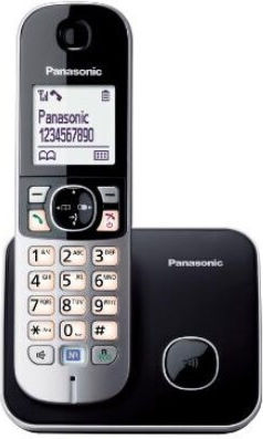 Panasonic KX-TG6811FXB Ασύρματο Τηλέφωνο Μαύρο