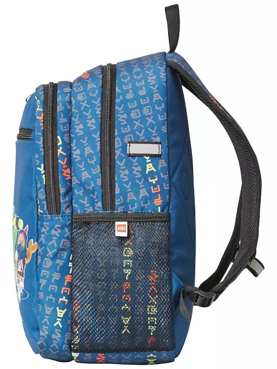 Lego Extended Schulranzen Rucksack Junior High-High School in Blau Farbe