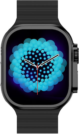 Media-Tech Fusion MT872 44mm Smartwatch με Παλμογράφο (Μαύρο)