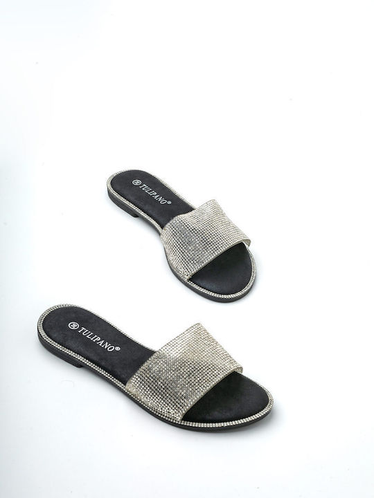 Sandale Casual Damă Din Piele Negru PAN-1005