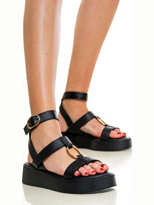 Sandale Casual Damă Negru