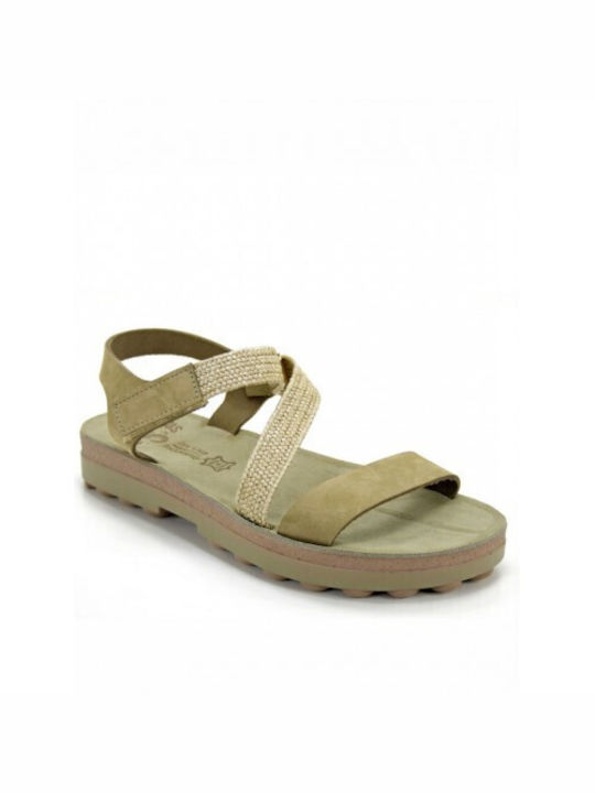 Fantasy Sandals Anatomic Leather Women's Sandals Green