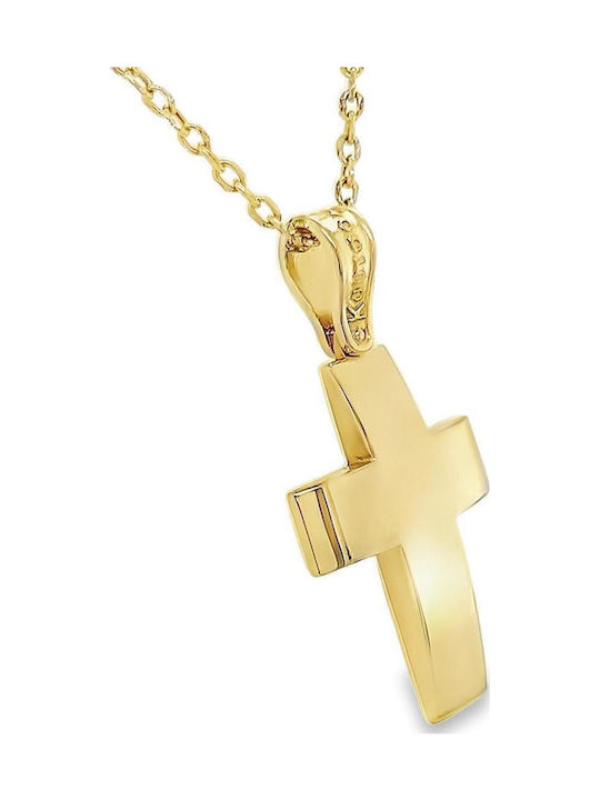 Xryseio Women's Gold Cross 14K