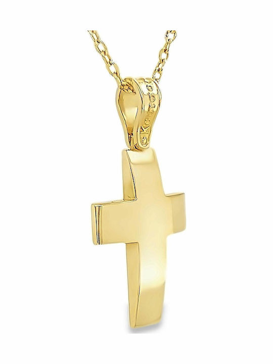 Xryseio Women's Gold Cross 14K