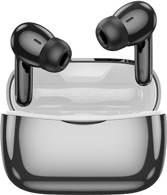 Hoco EQ16 In-Ear Bluetooth-Freisprecheinrichtung Kopfhörer mit Ladeetui Black Glaze