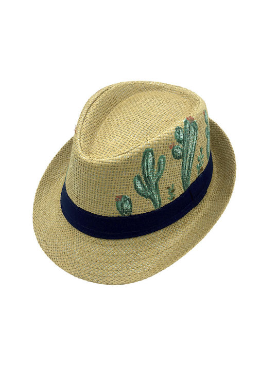 LiebeQueen Wicker Women's Hat Beige