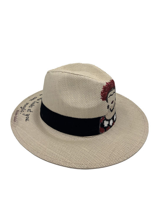 LiebeQueen Wicker Women's Hat Beige
