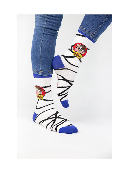 Warner Bros Looney Tunes Femei Șosete Multicolor 4Pachet