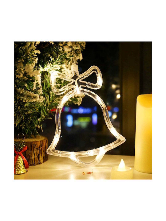 Ornament suspendat cu pantaloni evazati Plastic Iluminat Albă 18x15buc