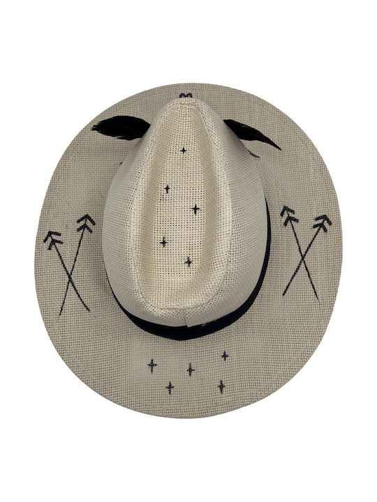 LiebeQueen Wicker Women's Hat Beige