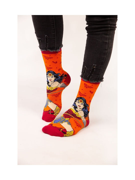 Warner Bros Super Women Femei Șosete Multicolor 4Pachet