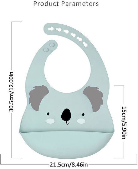 Queen Mother Kitty Wasserdichte Baby Lätzchen aus Silikon mit Tasche Rosa