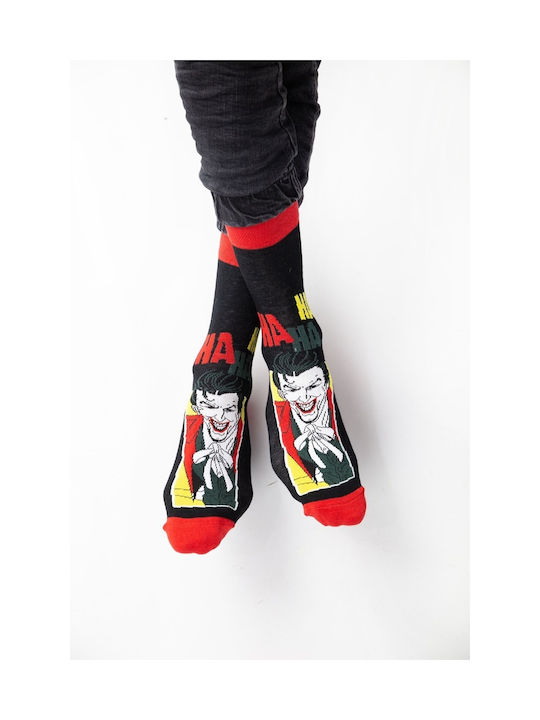 Warner Bros Joker Laugh Bărbați Șosete Multicolor 4Pachet