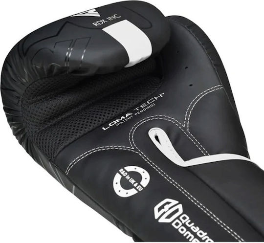 RDX Boxing Gloves made of Synthetic Leather for Match White