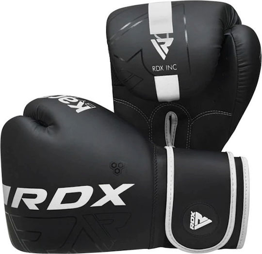 RDX Boxing Gloves made of Synthetic Leather for Match White
