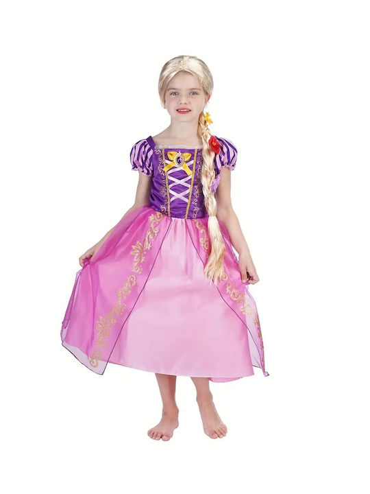 Kids Carnival Costume Enchanted Princess Purple