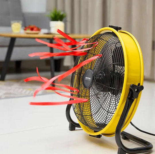 MPM Ventilator De Pardoseală 50W Negru