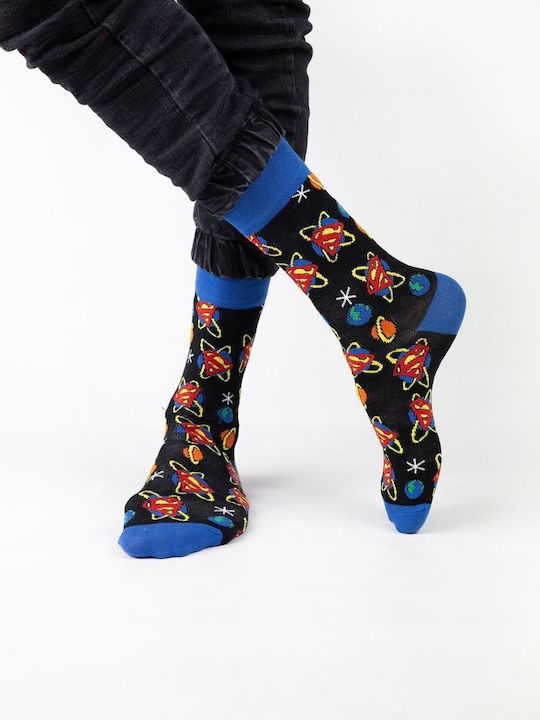 Warner Bros Superman II Bărbați Șosete Multicolor 4Pachet