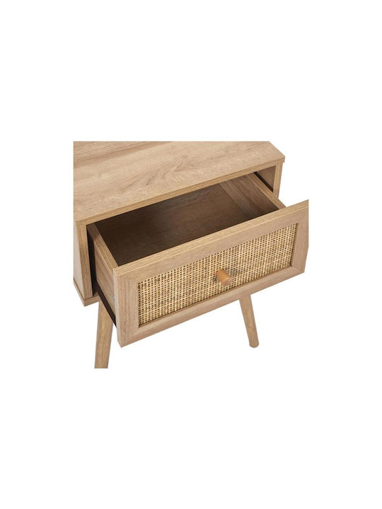 Κομοδίνο Ξύλινο Μπεζ 39x55.4x39cm