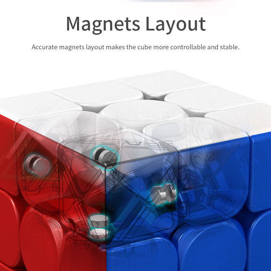 CUBE 3 Magnetic In Display Box Magnetic Speed Cube for 6+ years old Years MVC-03M 1pcs