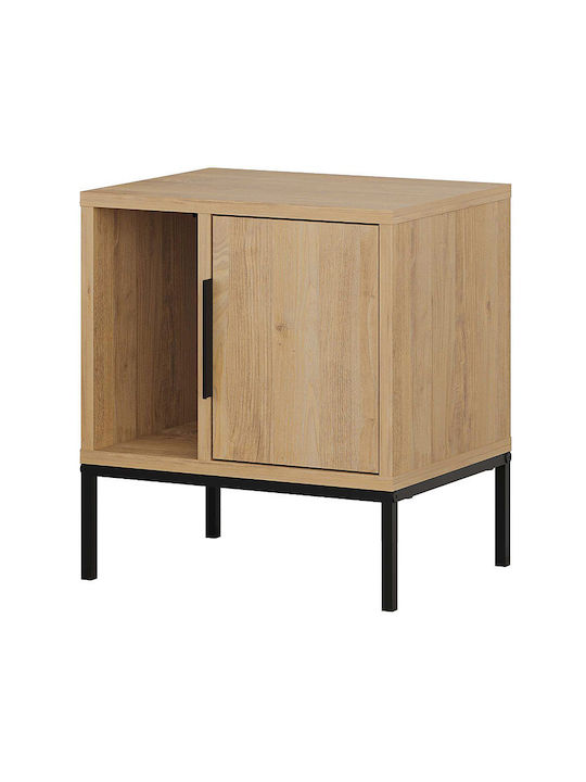 Bedside Table Glynn Wooden Beige 45x35x50cm GP037-0233 1