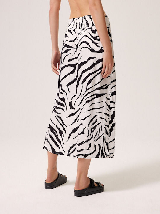 Diverse System Skirt Leopard Black-white