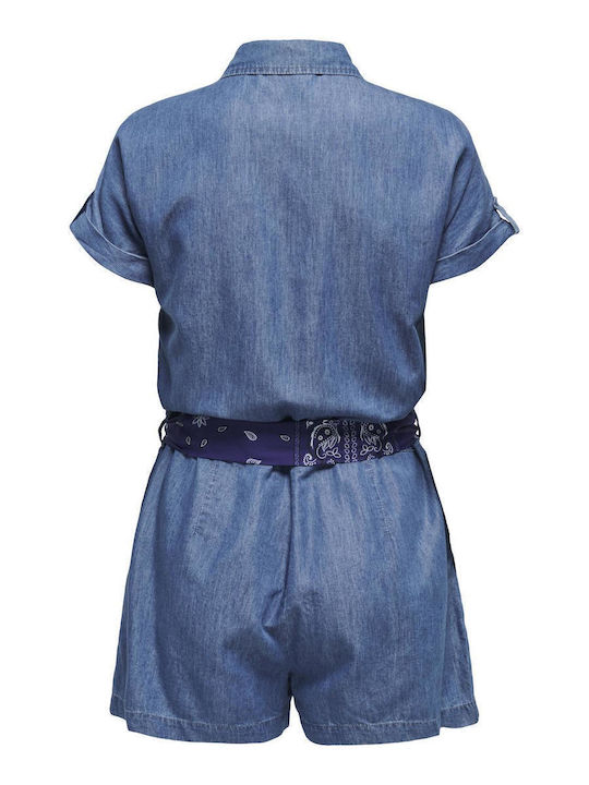 Abba De Damă Short întreg Albastru