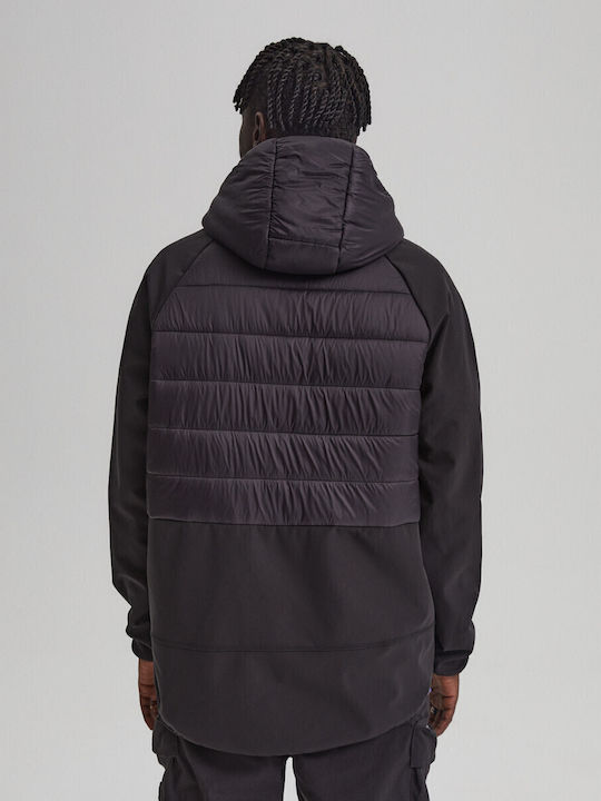 Jacke Puffer Wasserdicht Black
