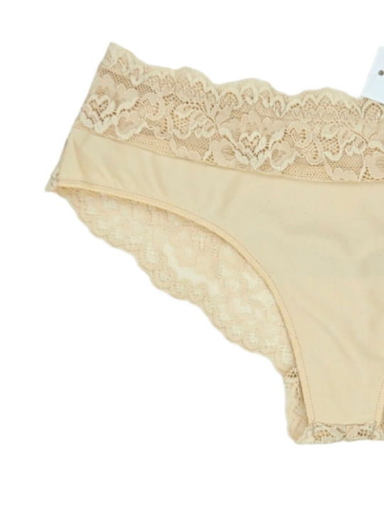 Avangard Women's Brazil with Lace Beige