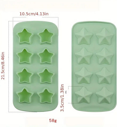Silicone Chocolates 8 Cups Baking Pan