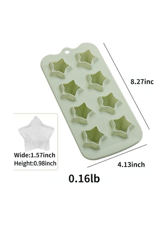 Formă de Patiserie Bomboane de Ciocolată din Silicon 8 Locuri 1buc
