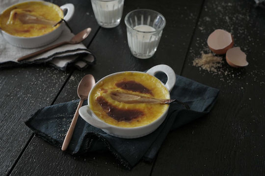 Pillivuyt Porcelain Round Heat-Resistant Cookware 12x12x4cm