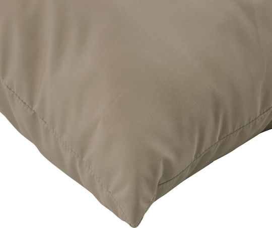 vidaXL Pernă Waterproof Pentru Bancă De Perne Pentru Scaune De Grădină Cu Spătar Taupe 2 Bucăți 60x60 Cm