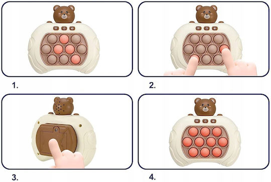 Pop it Fidget Silikon Braun