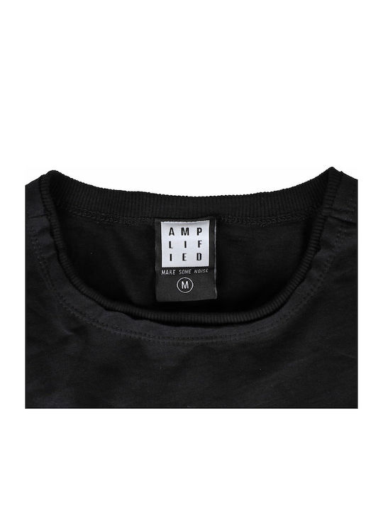 Amplified T-shirt Joy Division Love σε Μαύρο χρώμα