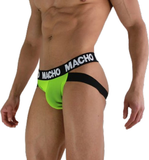 Macho Underwear Herren Jockstrap Grün