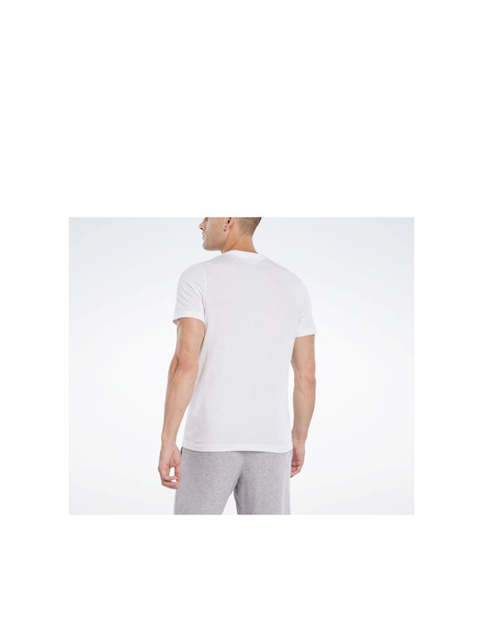 Reebok Herren T-Shirt Kurzarm Weiß