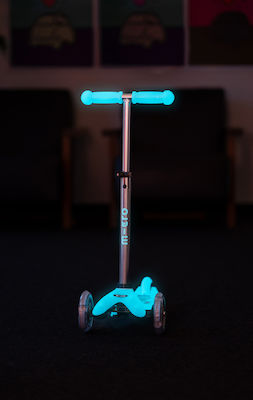 Micro Kids Scooter Mini Deluxe Glow LED 3-Wheel Arctic Blue