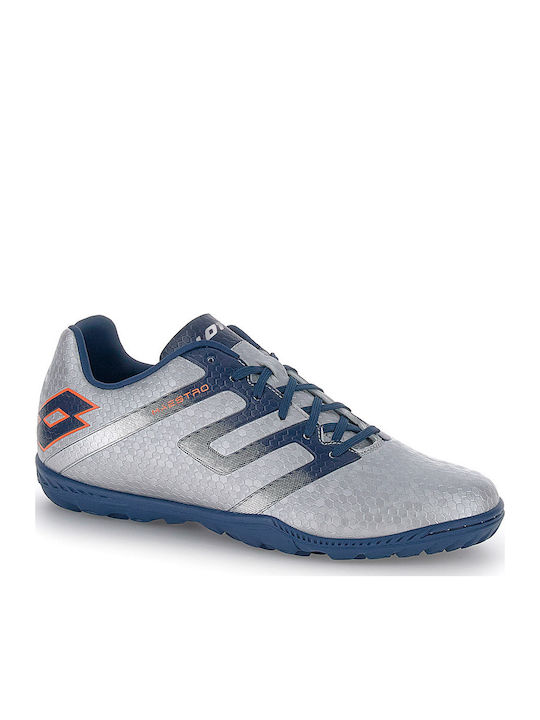 Lotto Maestro 700 V Football Shoes with Molded Cleats Silver