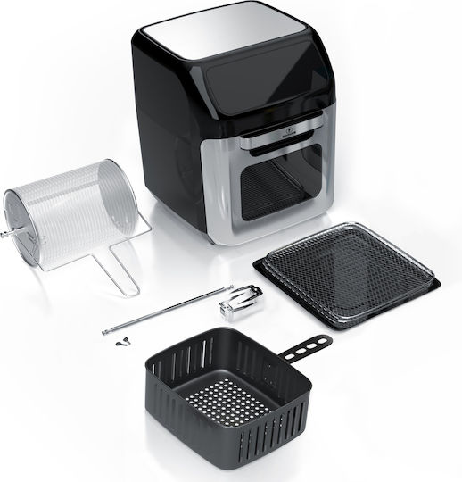 Human Air Fryer 12lt Ασημί HU-391