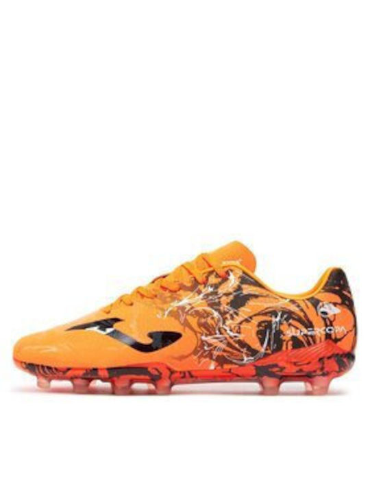 Joma Super FG Low Football Shoes with Cleats Orange