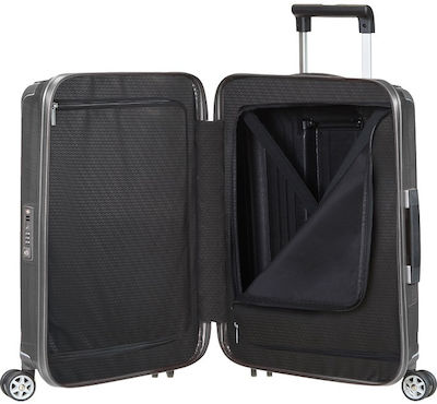 Samsonite Litebox Spinner Cabin Travel Suitcase Grey with 4 Wheels Height 55cm